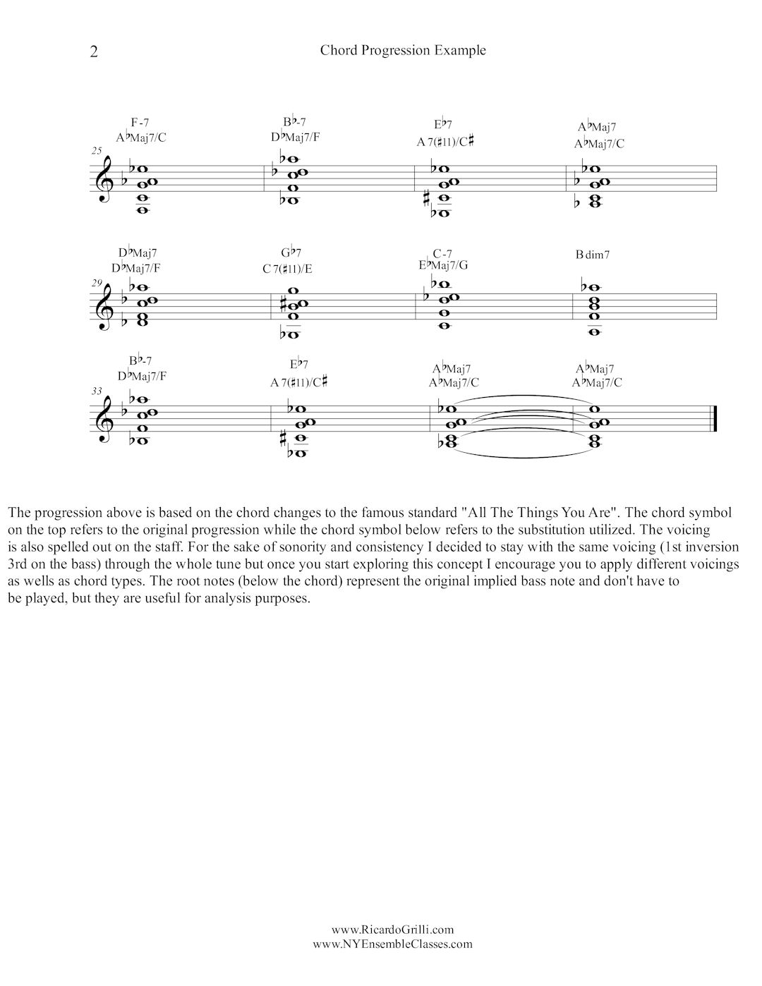 Chord Progression Example - Page2